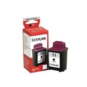  NEW LEXMARK OEM INKJET INK FOR X4270   1 #71 LW BLACK INK 