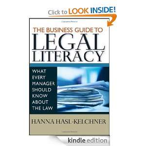 The Business Guide to Legal Literacy What Every Manager Should Know 
