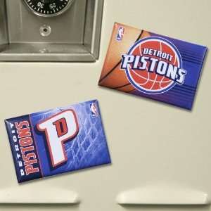  Detroit Pistons 2 Pack Magnets: Sports & Outdoors