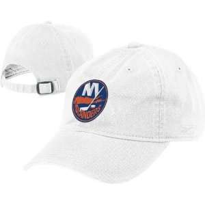  New York Islanders  White  BL Slouch Adjustable Hat 