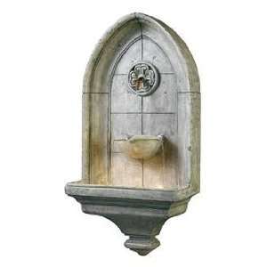  Kenroy Home 53265CT Canterbury Wall Fountain Cement Finish 