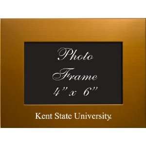  Kent State University   4x6 Brushed Metal Picture Frame 