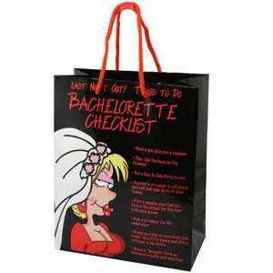  Last Night Out Bachelorette Checklist Gift Bag Health 