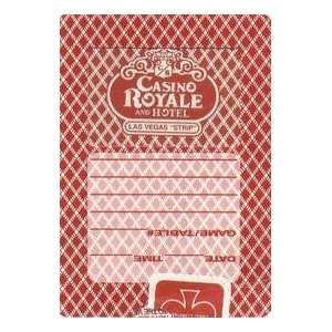  Casino Royale Las Vegas Red Playing Cards: Sports 
