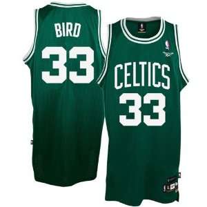  Reebok Boston Celtics #33 Larry Bird Green Soul Swingman 