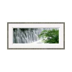 Waterfall Kibune River Kyoto Japan Framed Giclee Print  