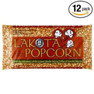 Lakota Popcorn, Natural Unpopped, 32 Ounce (Pack of 12)  