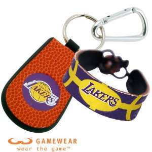 Angeles Lakers Team Color Basketball Bracelet and Los Angeles Lakers 