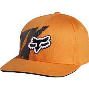 Fox Racing Laced Up Mens Flexfit Sports Wear Hat/Cap   Orange / Small 