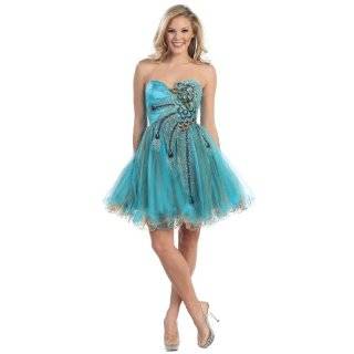 Zeilei 1817 Tulle Strapless Sweet 16 Short Homecoming Prom 