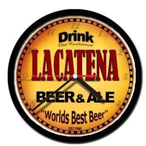  LACATENA beer and ale cerveza wall clock: Everything Else