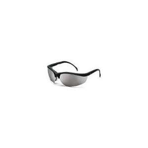 Klondike Safety Glasses With Black Frame And Silver Mirror Lightweight 