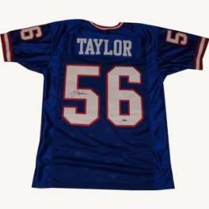   Taylor Giants Throwback Blue Jersey   NFL Jerseys: Sports & Outdoors