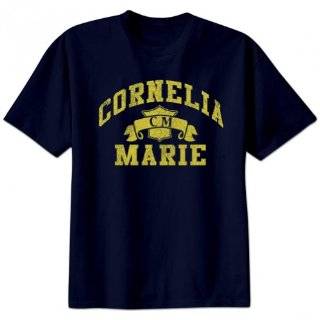 Deadliest Catch Cornelia Marie Emblem T Shirt   Navy