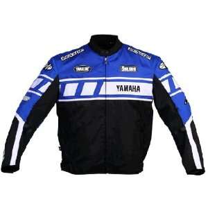   Yamaha Superstock Champion Motorcycle Jacket, Blue/White/Black Sports
