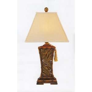 Royal Palm Hand Painted Table Lamp
