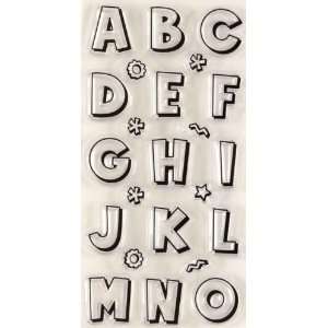  Inkadinkado Clear Stamps Cartoon Alphabet By The Package 