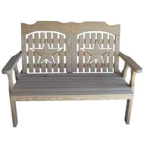  64 Treated Pine Starback Bench: Patio, Lawn & Garden