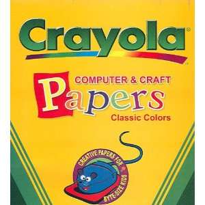   Crayola Classic Colors Computer & Craft Paper: 6 Colors: Toys & Games