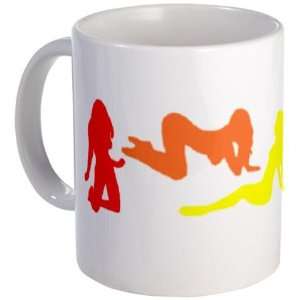 Rainbow Women Funny Mug by  