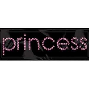 : Me & My Big Ideas Rhinestone Word and Icon Stickers, Pink Princess 