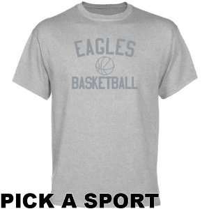  La Crosse Eagles Ash Custom Sport Icon T shirt  Sports 
