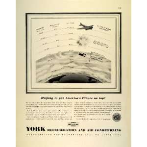   WWII Airplanes Stratosphere War   Original Print Ad: Home & Kitchen