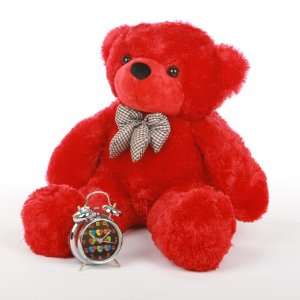   Super Soft & Huggable, Giant Teddy red plush teddy bear: Toys & Games