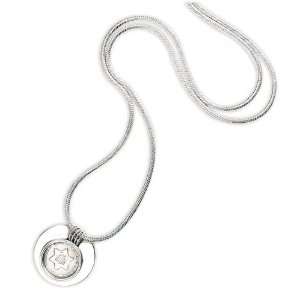  Sterling Silver Three Cent Piece Coin Pendant Jewelry