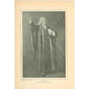  1901 Print Religious Leader John Wesley 