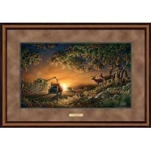  Sunset Harvest Elite by Terry Redlin Framed and Matted 
