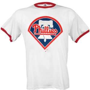  Philadelphia Phillies Logo Ringer T Shirt: Sports 