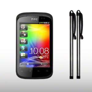 HTC EXPLORER CAPACITIVE TOUCHSCREEN STYLUS TWIN PACK BY CELLAPOD CASES 