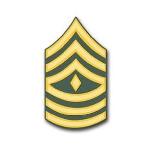  US Army 1st Sergeant Rank Insignia vinyl transfer decal 