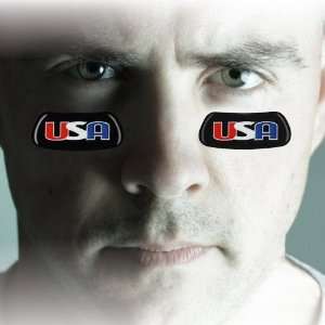 World Cup USA Authentic Country EyeBlack Strips  Sports 