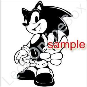  SONIC THE HEDGEHOG VICTORY WHITE VINYL DECAL STICKER 