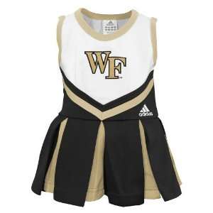 Adidas Wake Forest Demon Deacons Black 2 Piece Youth Cheerleader Dress