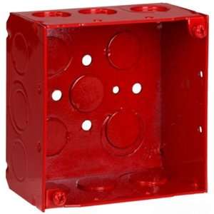  Steel City 52171 1234RD Outlet Box, Square, Welded Construction 