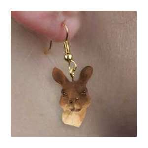  Kangaroo Earrings Hanging 