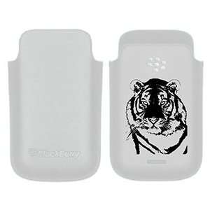  Tiger on BlackBerry Leather Pocket Case: MP3 Players 