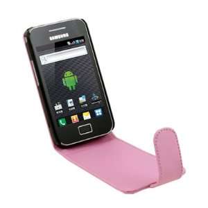   Leather Case For Samsung Galaxy Ace S5830 Cell Phones & Accessories