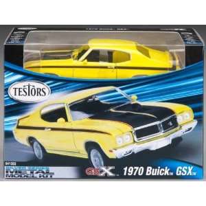   1970 Buick GSX Car (Yellow) (Metal Kit) (Plastic Models): Toys & Games