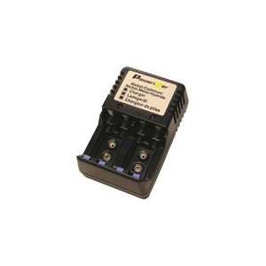   Timer Control Charger for AAA, AA, 9V NiMH and Ni Cd Batteries
