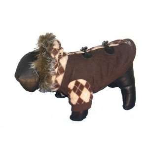  Pet Life Hooded Dog Sweat Jacket XSmall Brown: Pet 