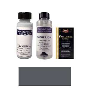  2 Oz. Anthracite (Charcoal) Gray Metallic Paint Bottle Kit 