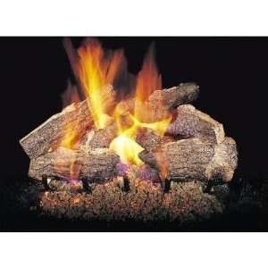 Peterson Gas Logs 24 Inch Charred Rugged Split Oak Logs Only No Burner 