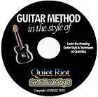 Quiet Riot Guitar Tab Software Lesson CD + FREE BONUSES