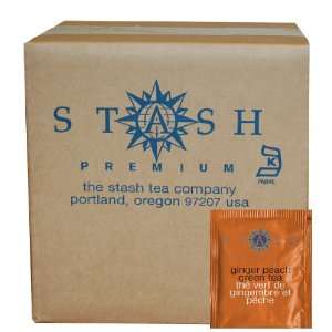 Stash Premium Ginger Peach Green with Matcha Tea, Tea Bags, 100 Count 