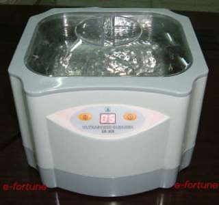 the powerful ultrasonic cleaner at working creating millions of tiny