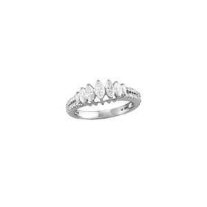   Diamond Seven Stone Ring in 14K White Gold 1 CT. T.W. engagement rings